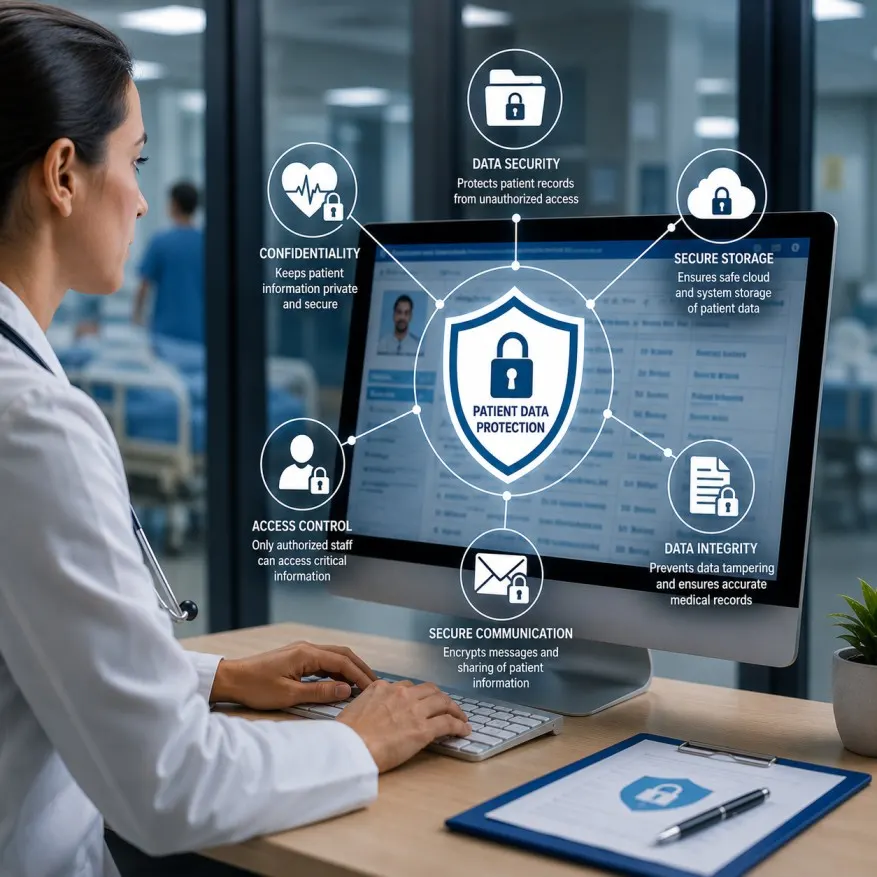 Cybersecurity at hospital security